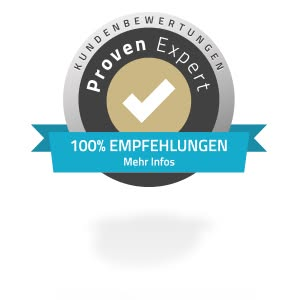 ProvenExpert Kundenbewertungen: 100% Empfehlungen